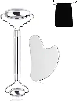 Gua Sha Facial Tools and Face Roller Set