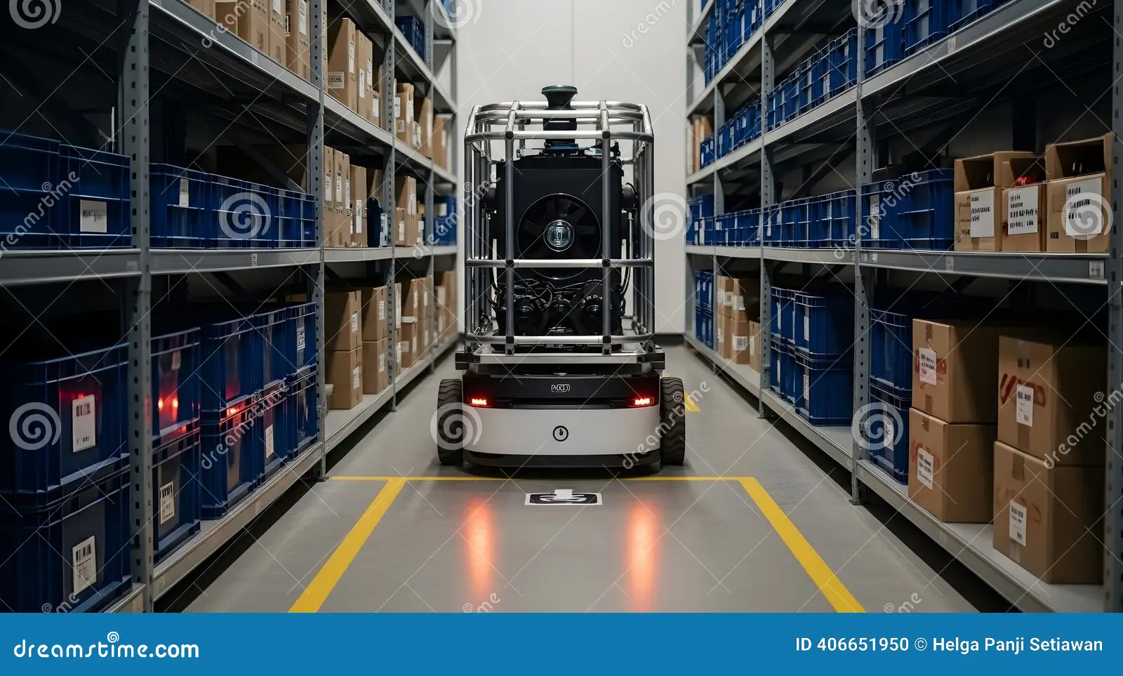 AGV智能仓库场景