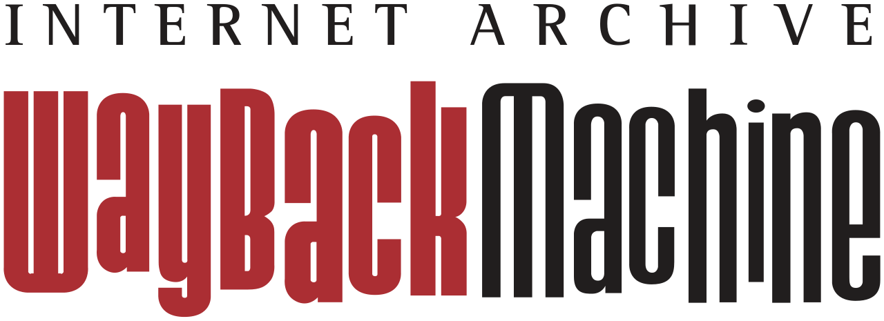 Logo de Internet Archive Wayback Machine