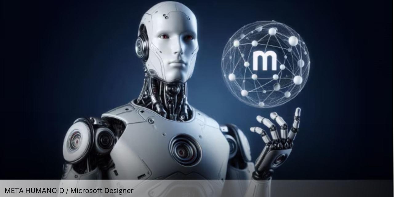 Concepto de robot humanoide de Meta