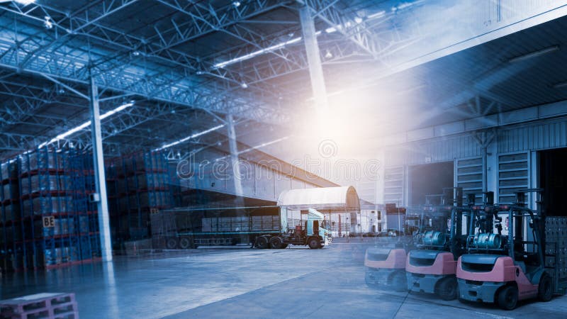 Warehouse background
