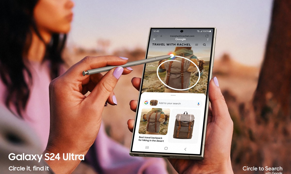 Funcionamiento de Circle to Search en Samsung Galaxy