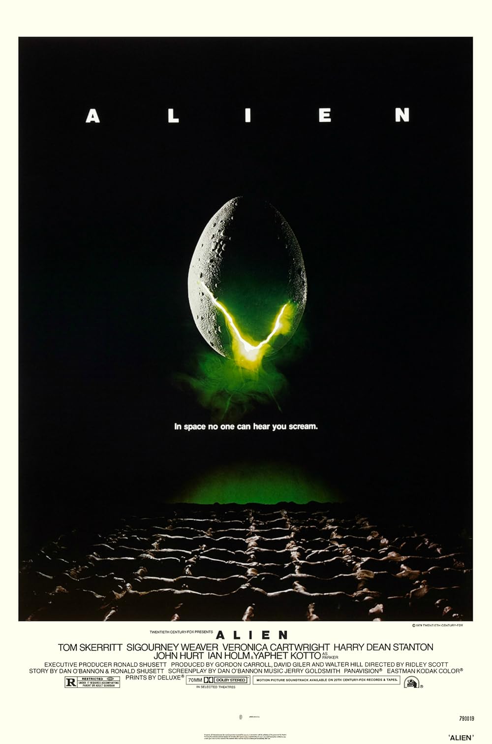 Cartel original de la película Alien de 1979