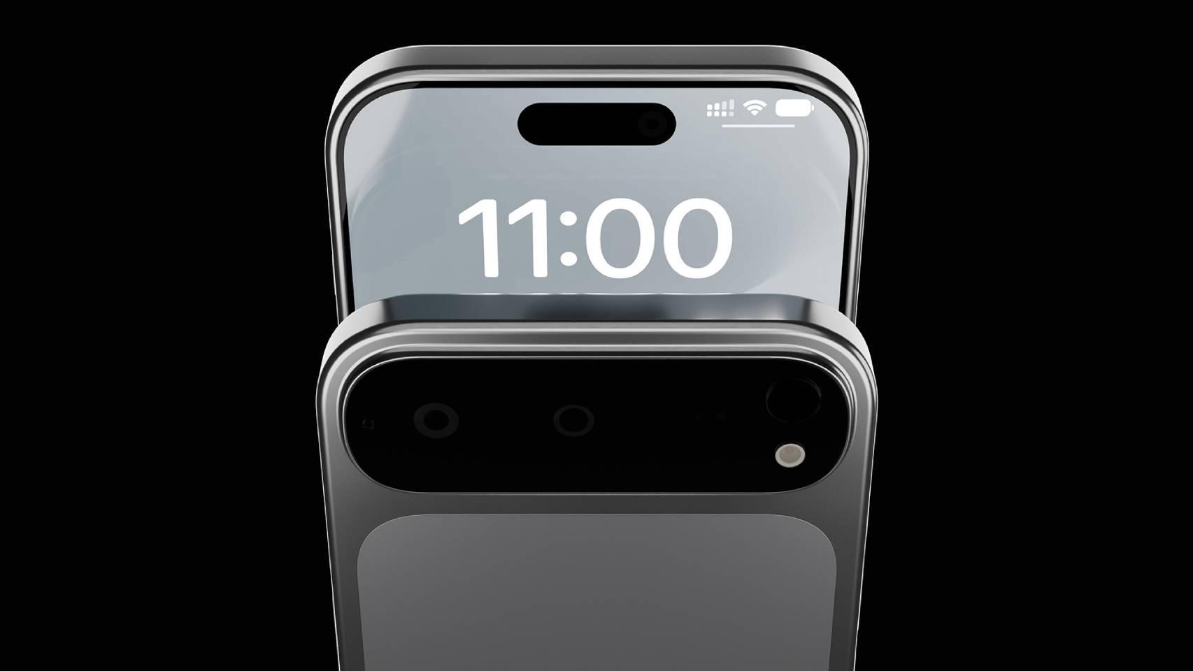 iPhone 17 Pro con diseño de cámara horizontal
