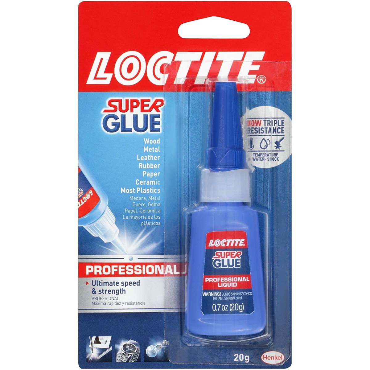 Various industrial adhesive and glue products including bottles tubes and cartridges arranged for manufacturing and construction applications