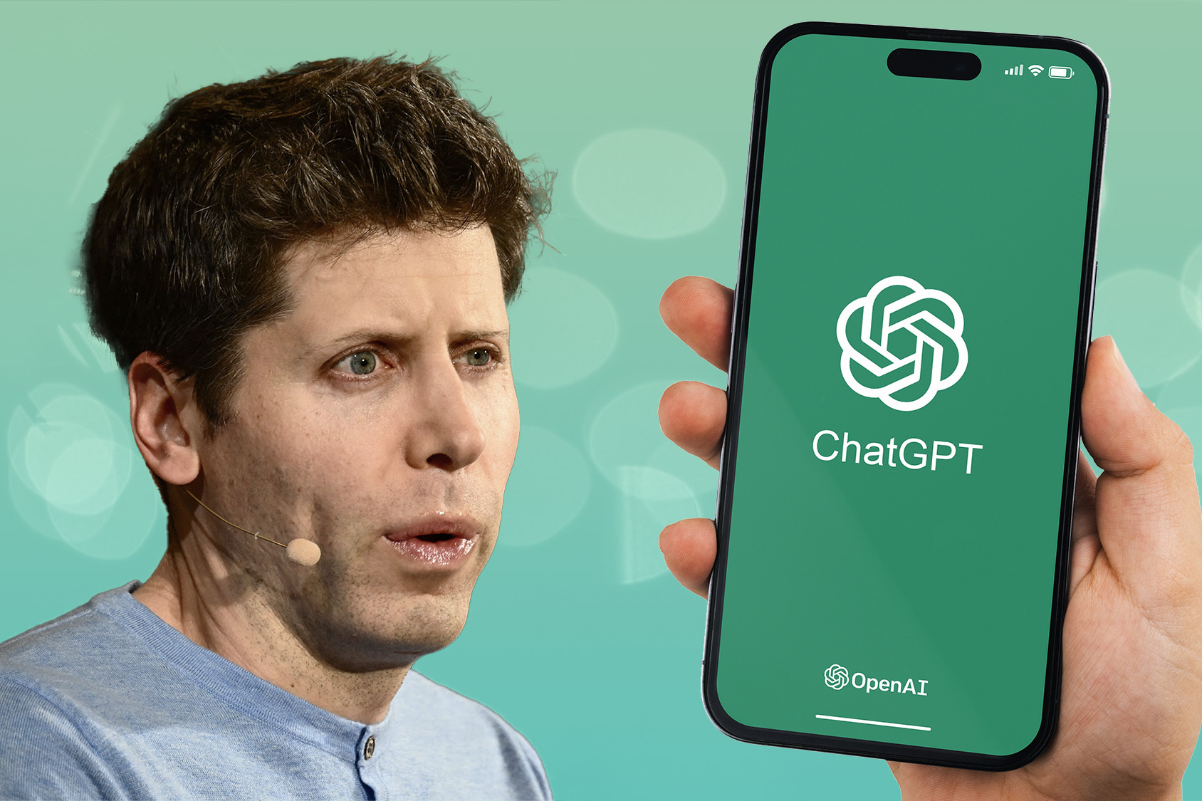 Sam Altman presentando ChatGPT-5