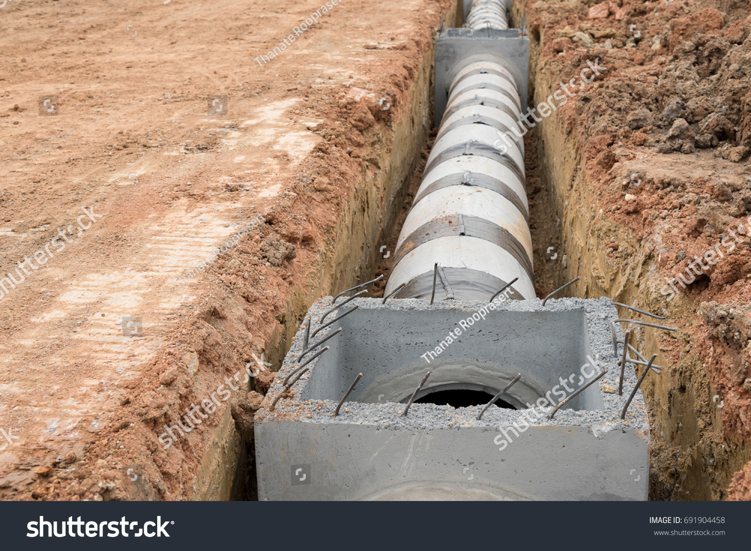 Sewerage infrastructure construction