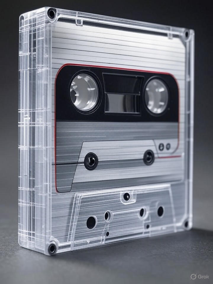 Casete de ADN con blindaje de cristal