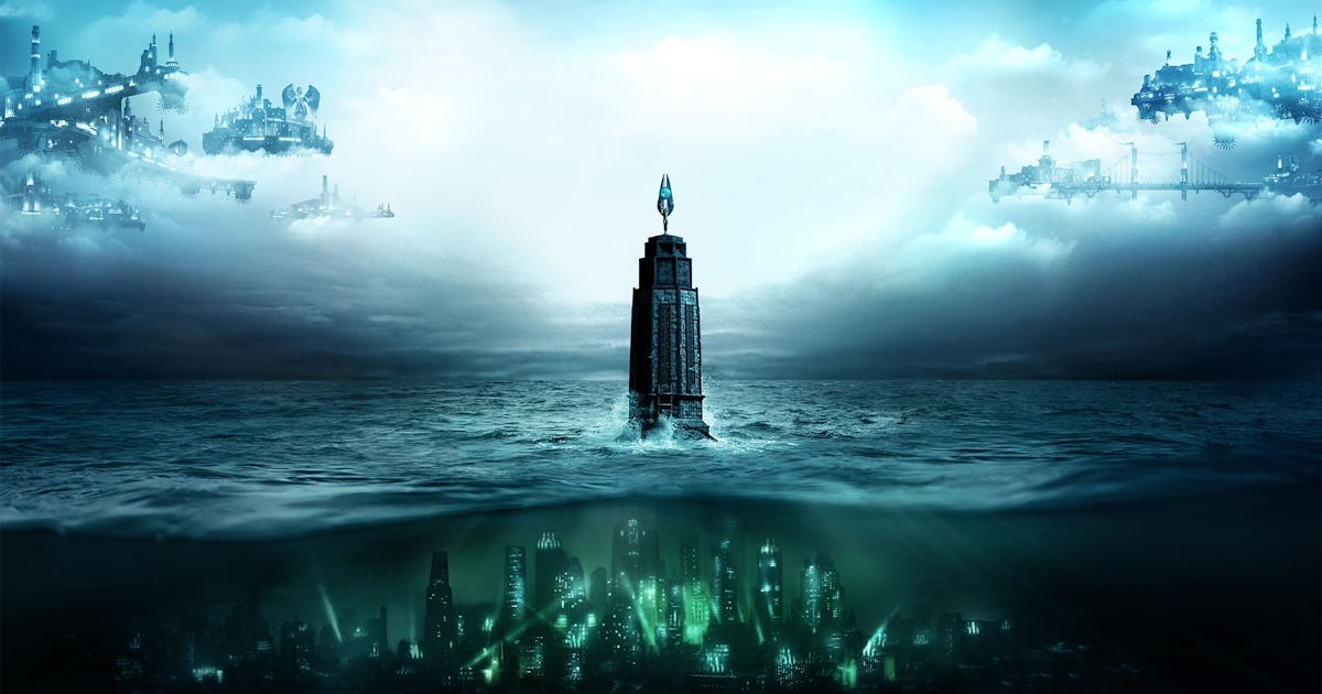 Concepto art de la ciudad de Rapture