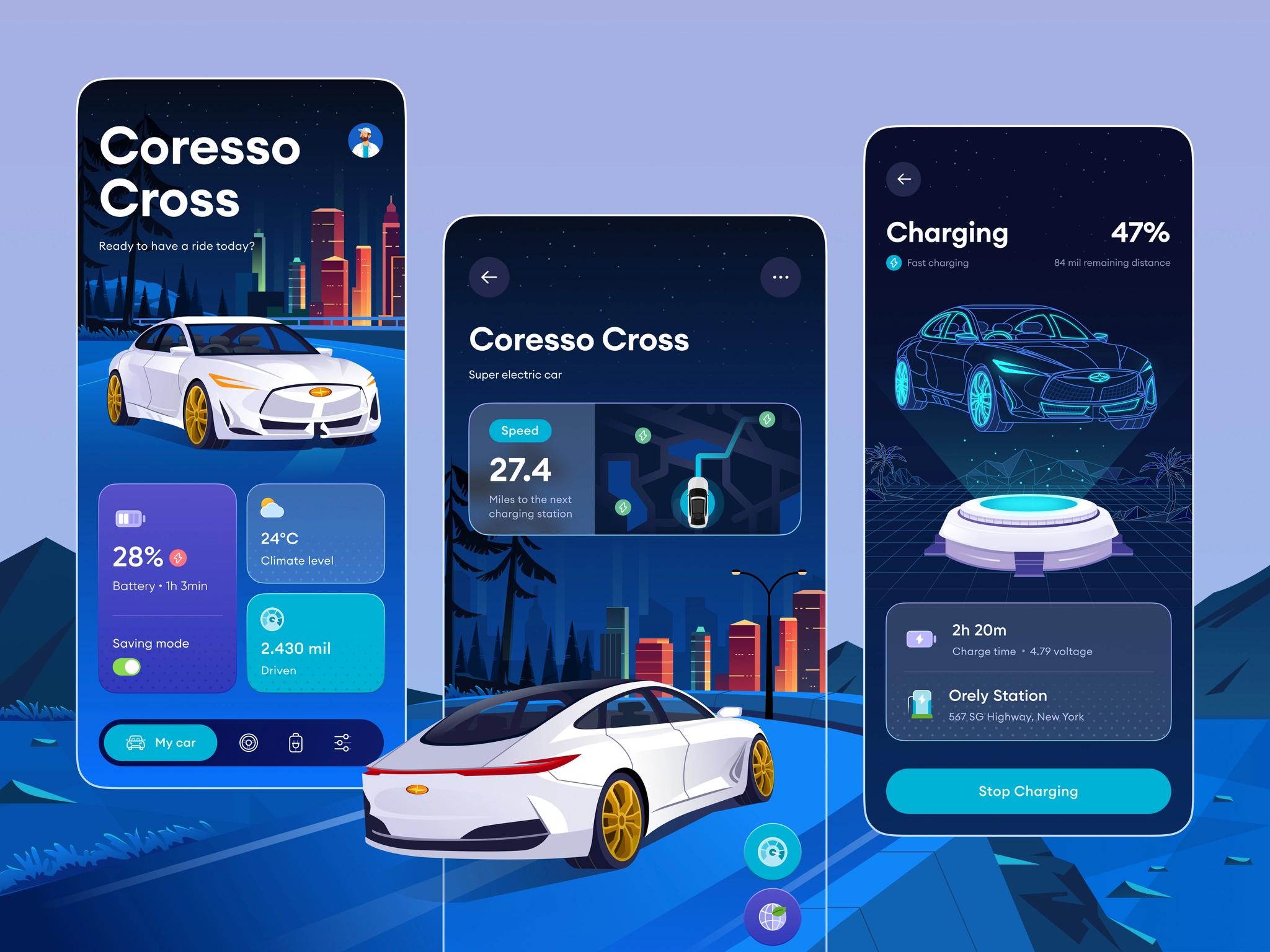 Orbit Mobility — App · iOS / Android