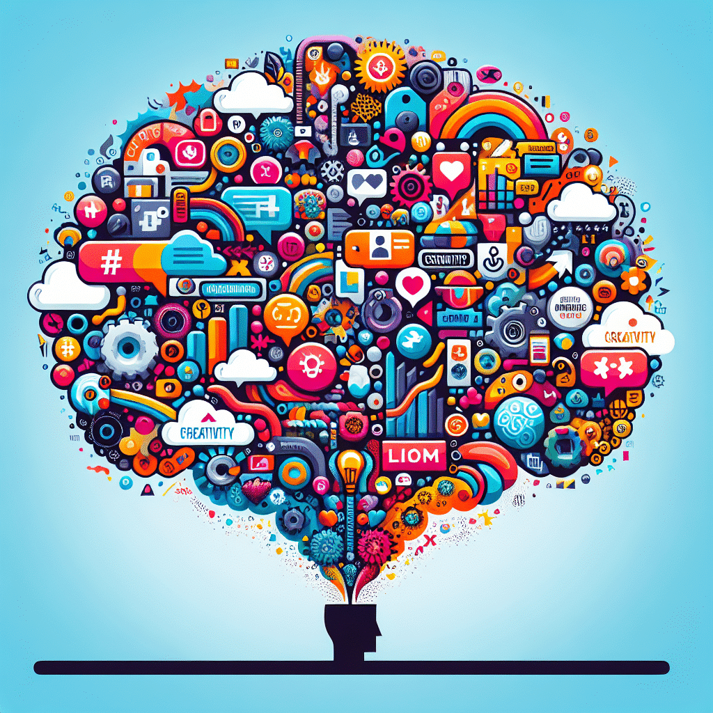 Representación visual de la creatividad e innovación