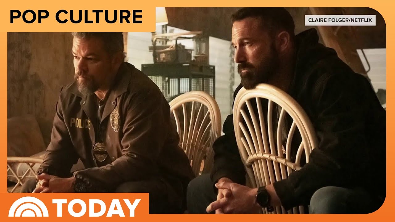 Matt Damon y Ben Affleck en una escena de The Rip