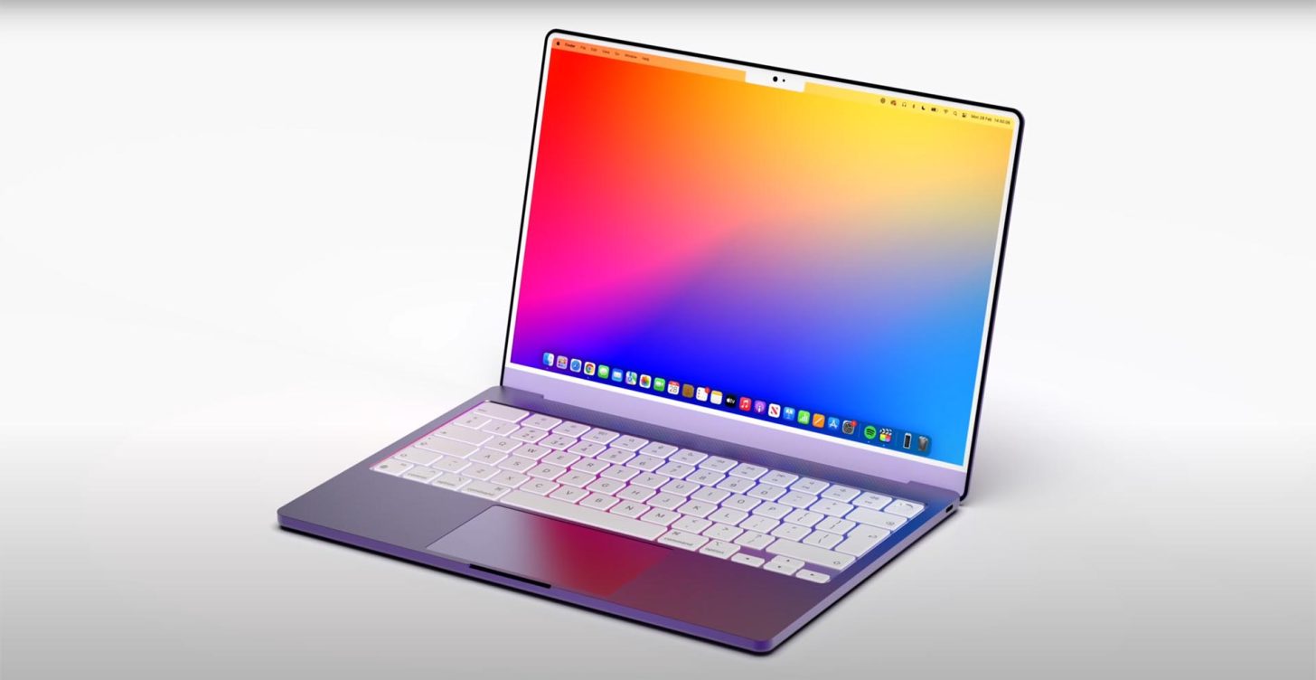 MacBook en color morado