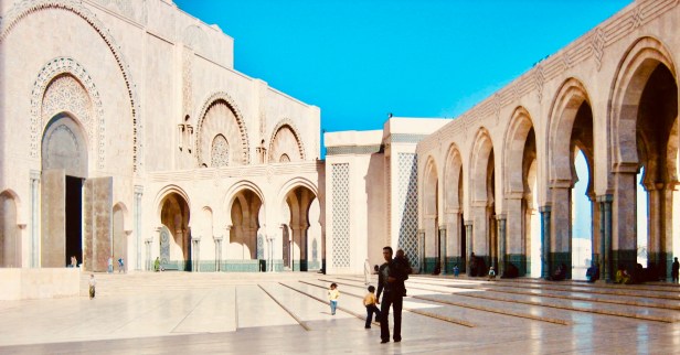 Modern Casablanca with Hassan II Mosque