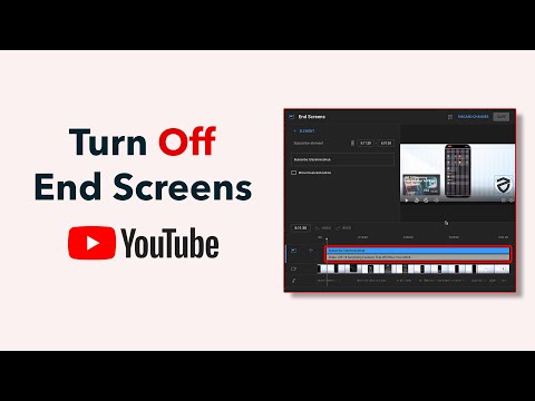 Interfaz de YouTube mostrando el botón para ocultar pantallas finales