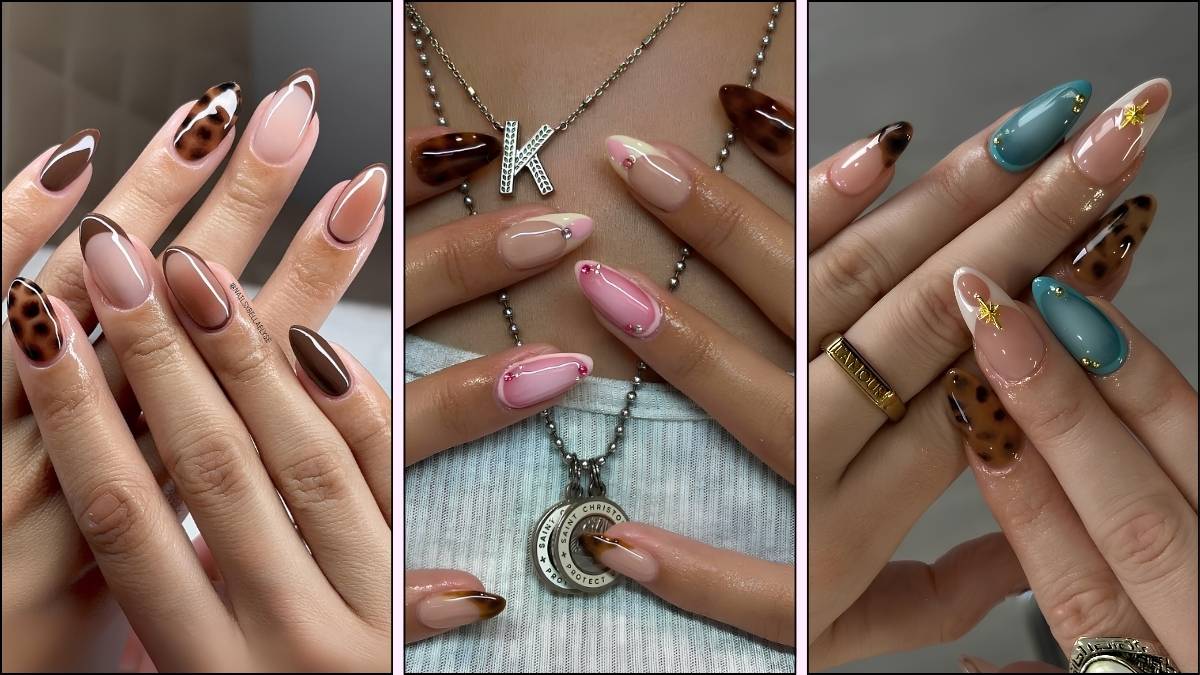Mix and match September nail designs