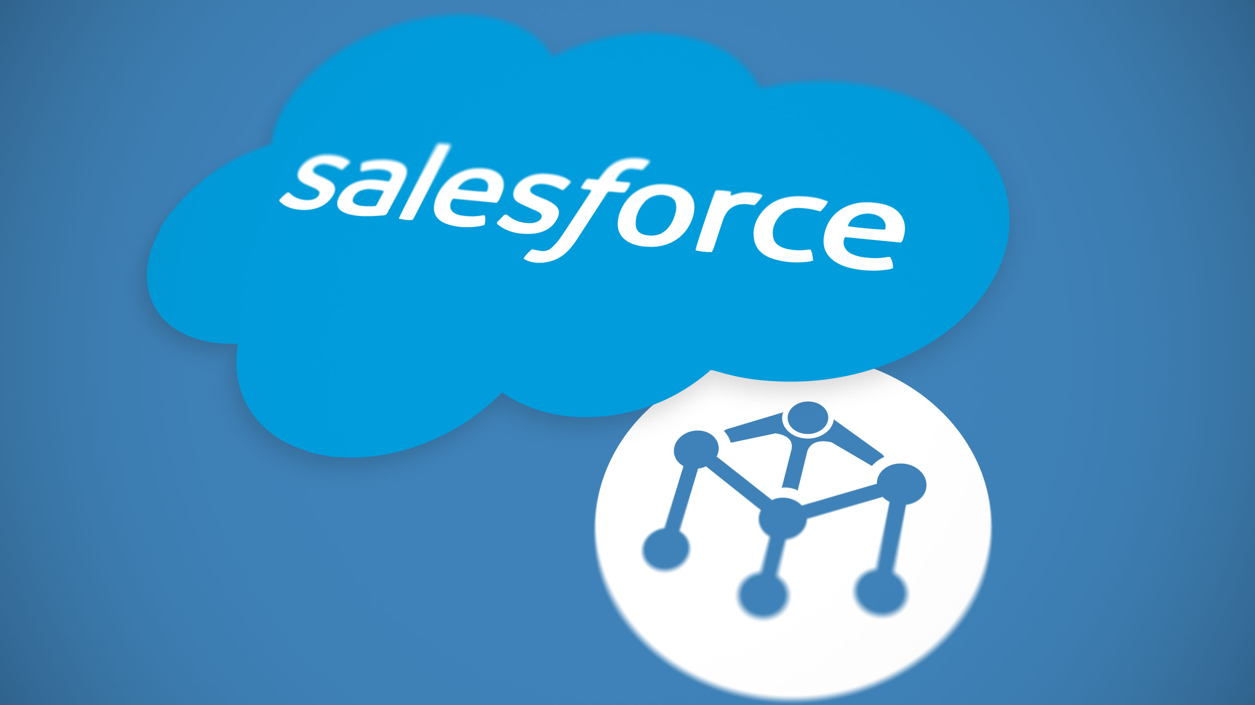 Logo de Salesforce con icono de red