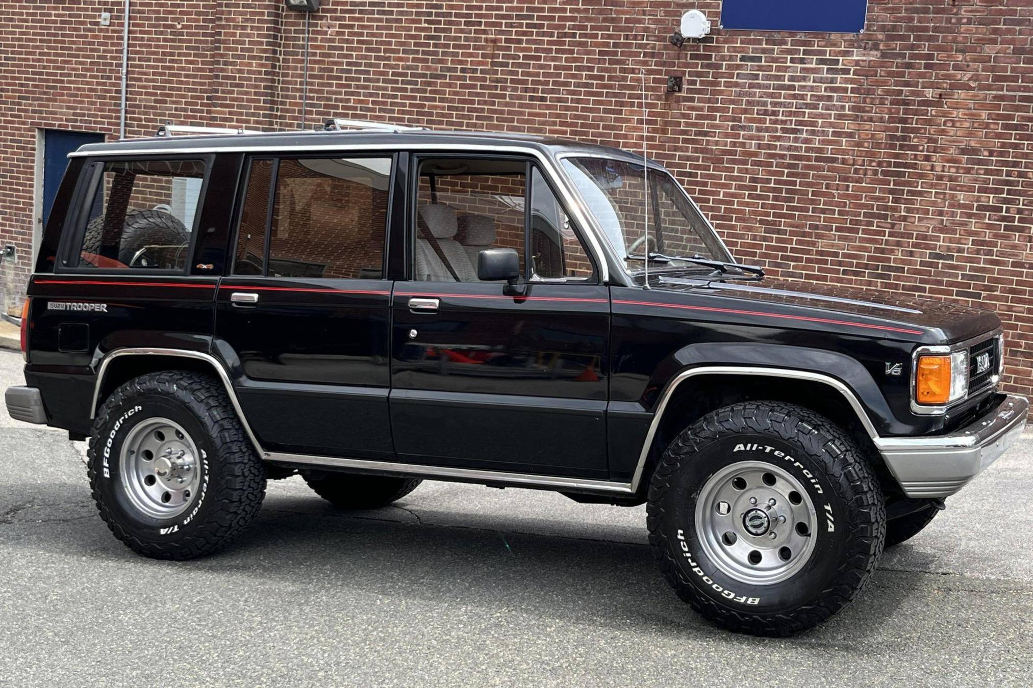 Isuzu Trooper classic SUV that sounds like trouper car from NYT Connections