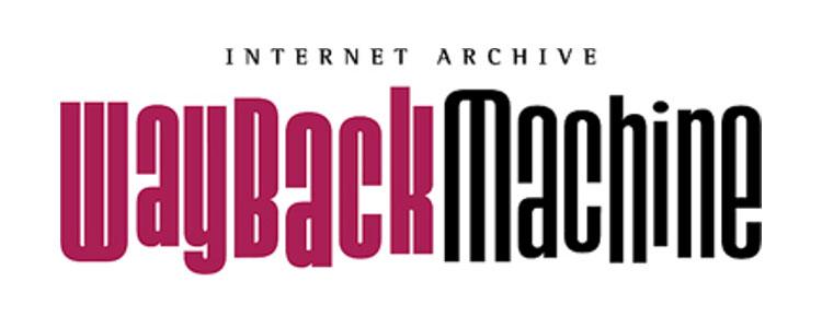 Logo de Wayback Machine de Internet Archive