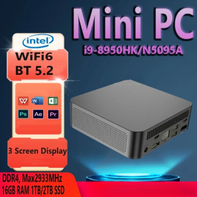 Mini PC Intel Core i9-8950HK frontal