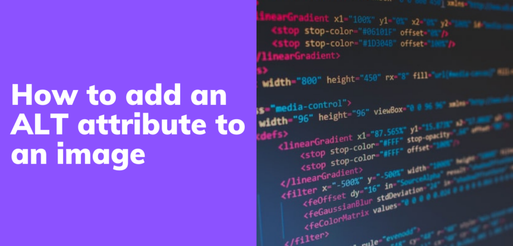 HTML alt attribute example