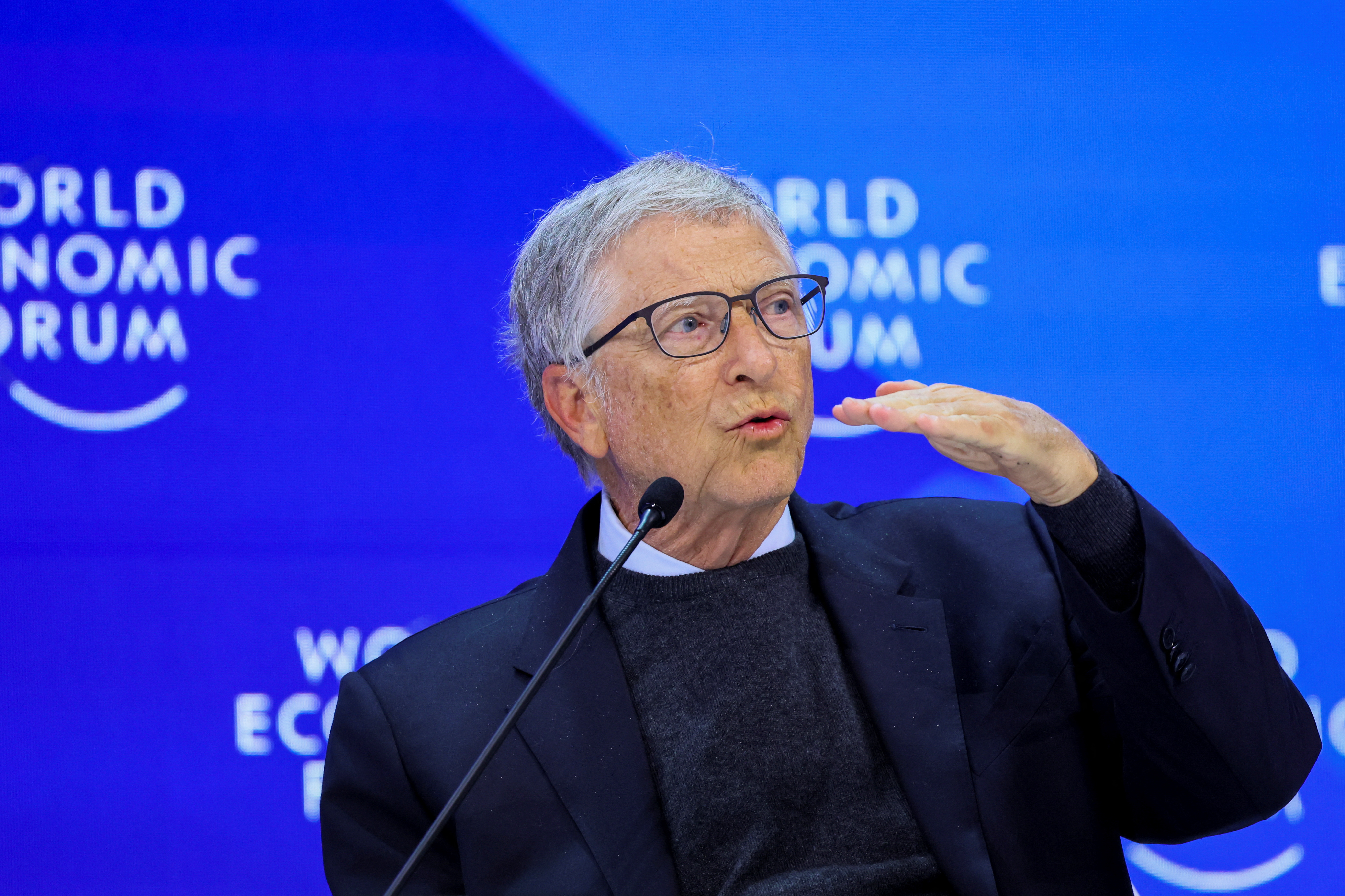 Bill Gates en el Foro Económico Mundial