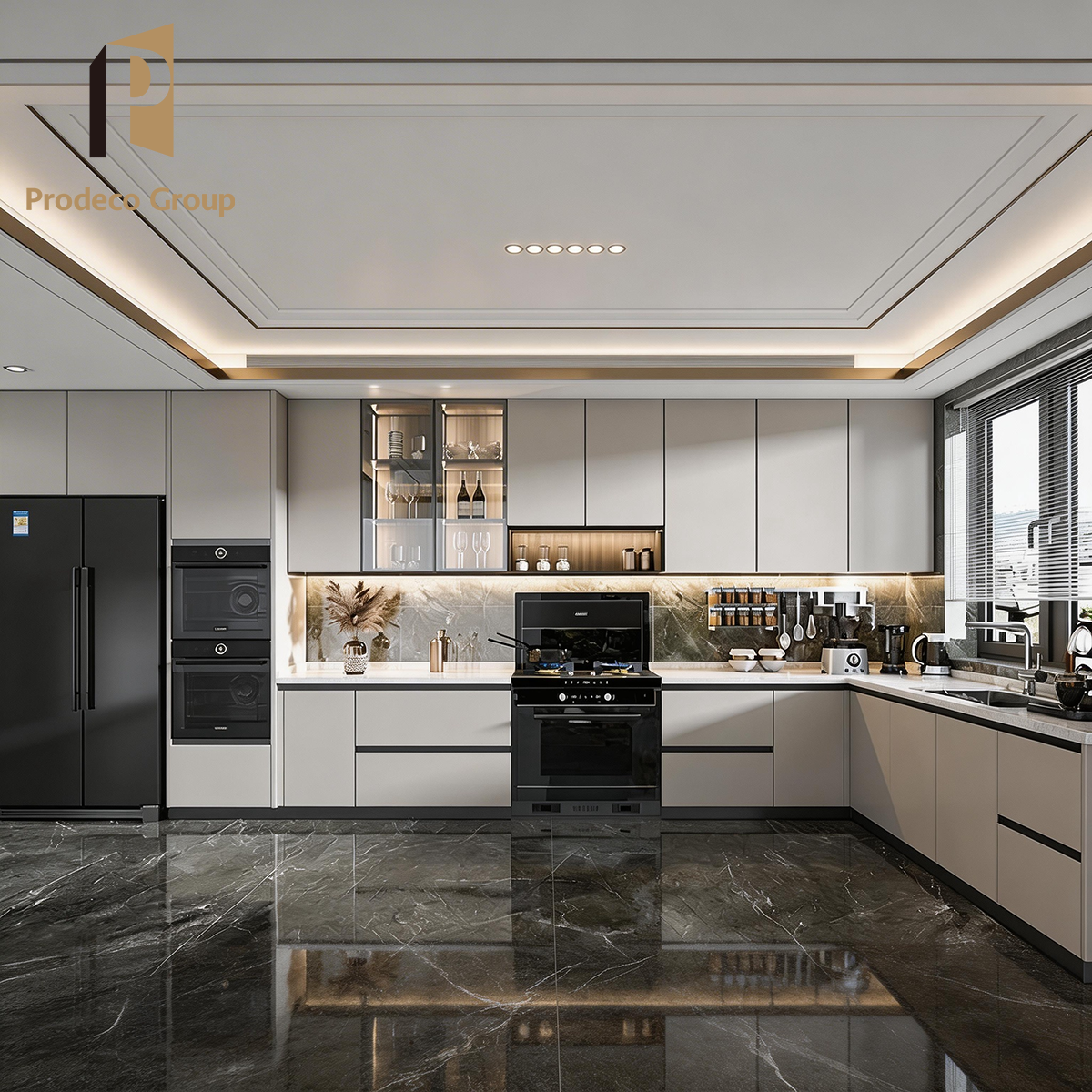 beyaz ahşap mutfak takımı modern lake kapak tasarımı