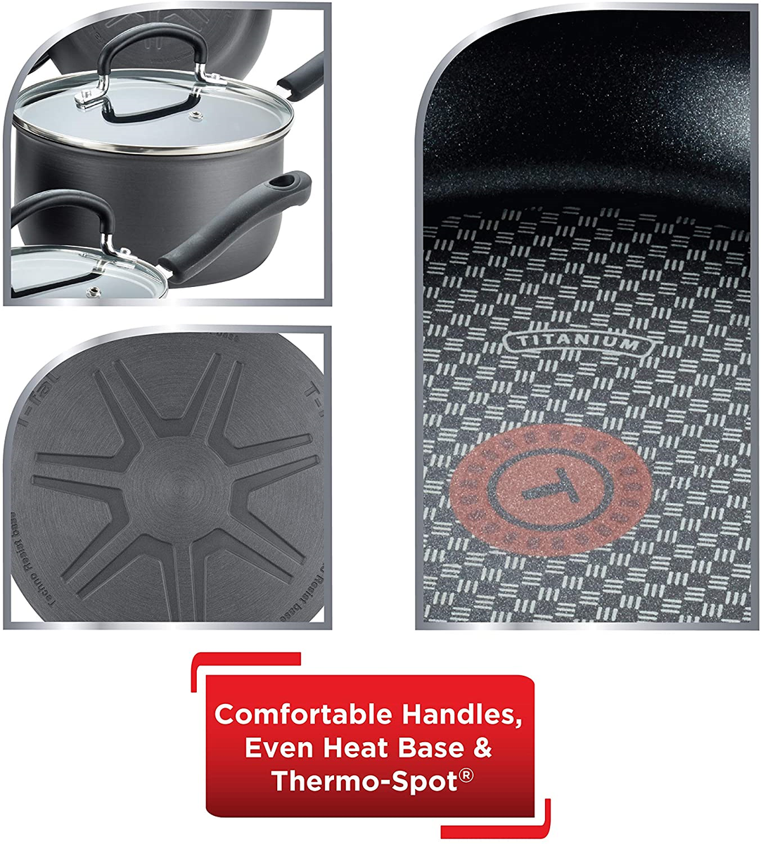 T-fal Ultimate Hard-Anodized Nonstick 17-Piece Set