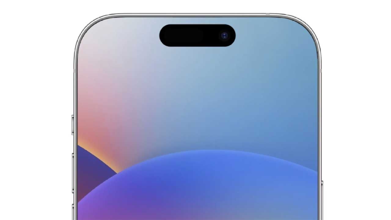 Diseño futurista de iPhone con Dynamic Island