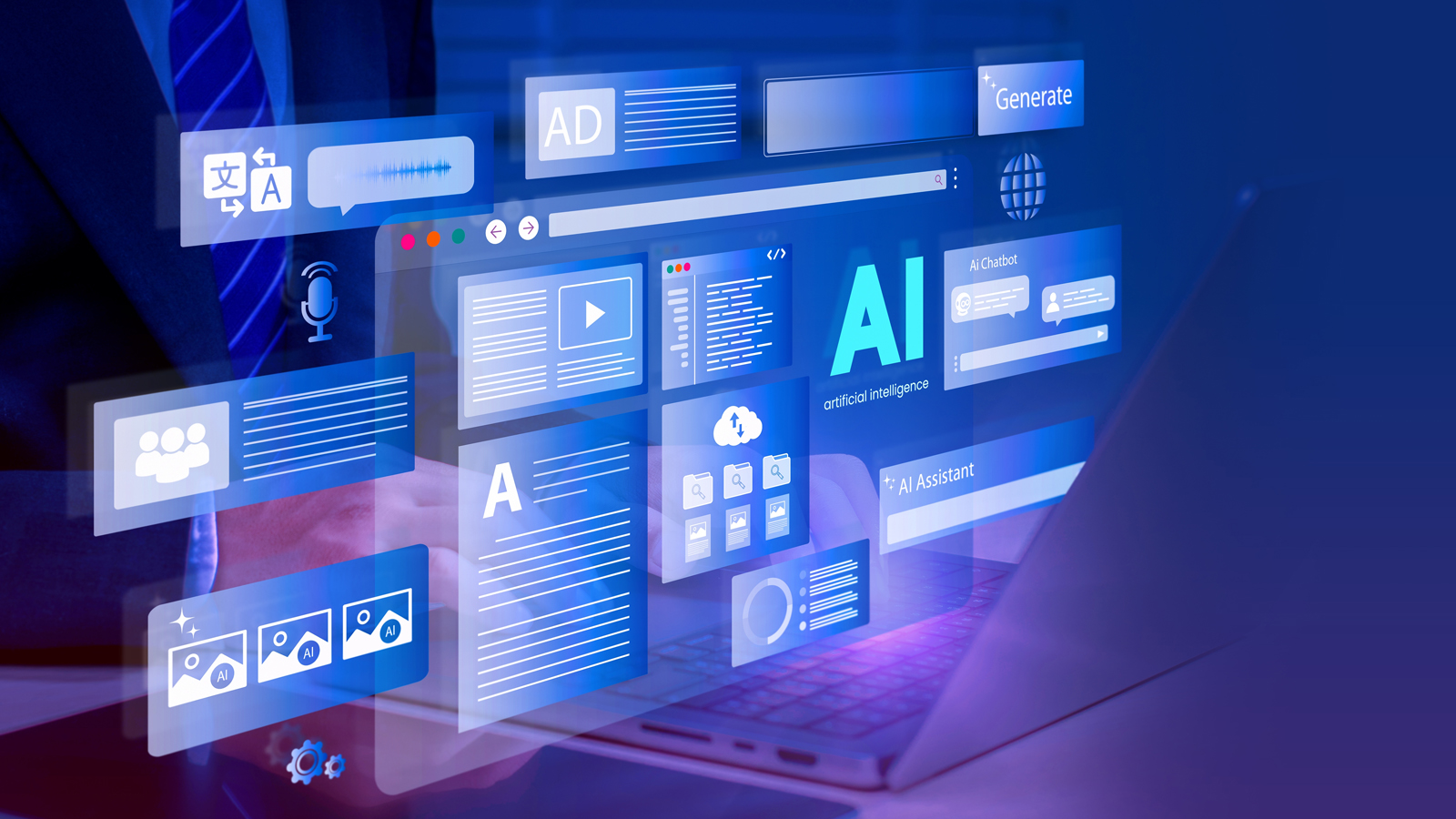 Interfaz de navegador con inteligencia artificial