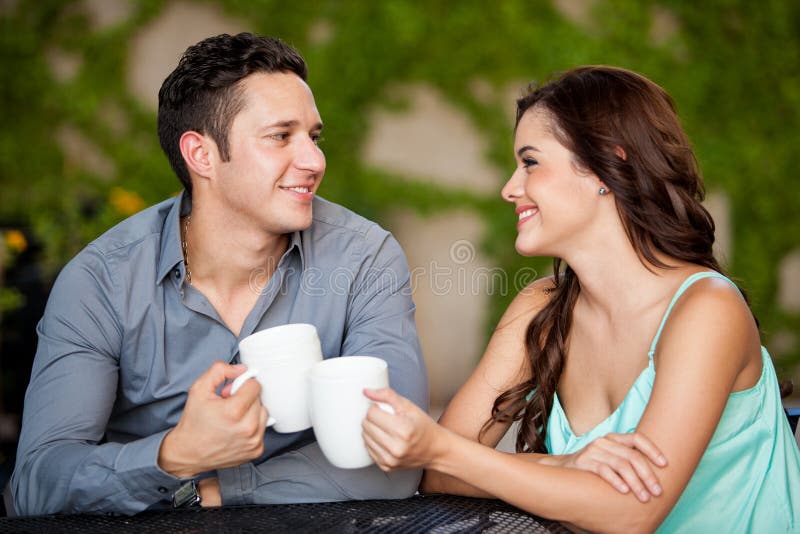 Teens at coffee shop