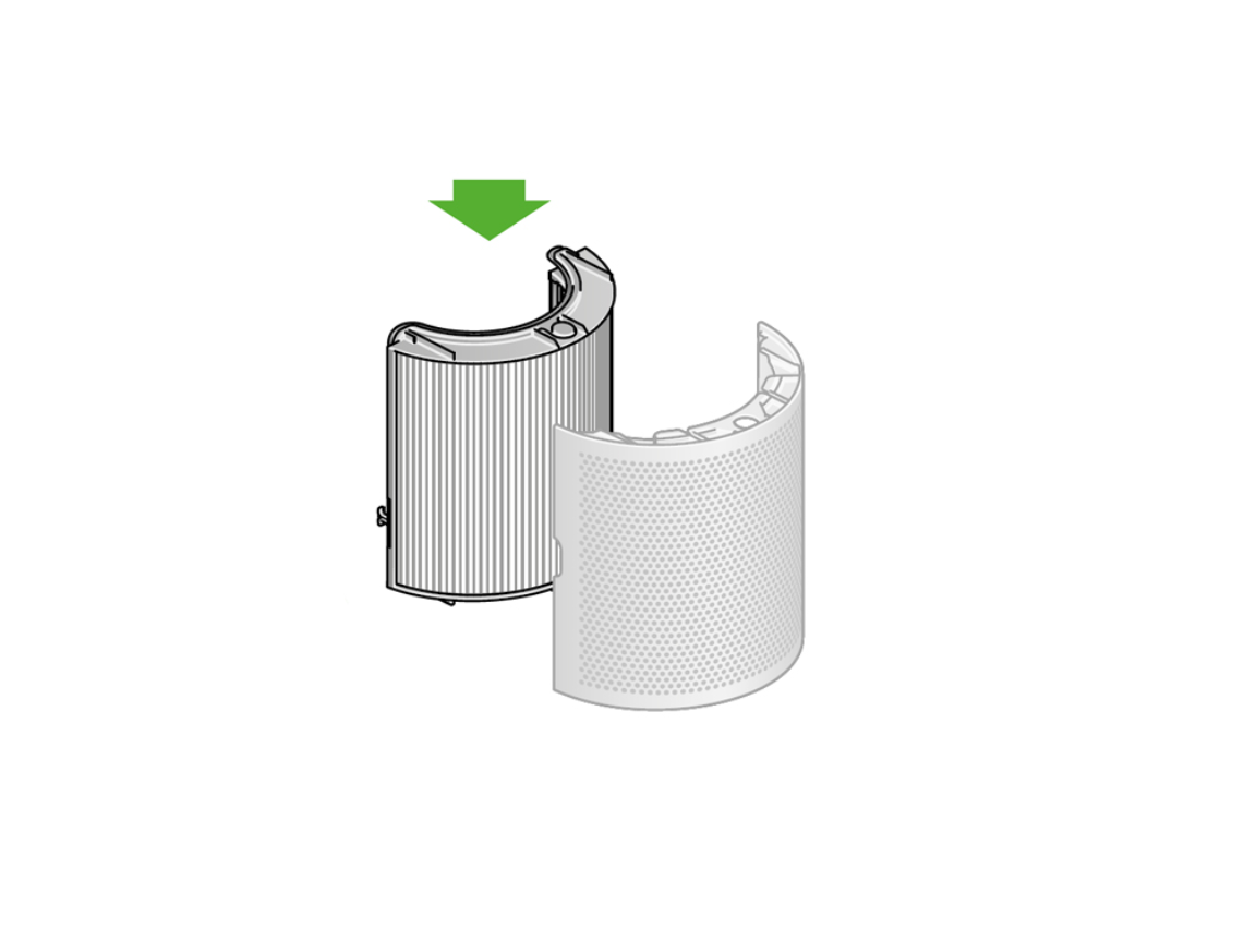 Dyson Genuine 360 Degree Glass HEPA and Carbon Filter