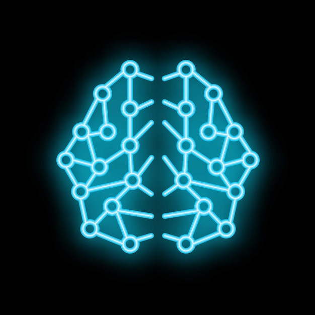 Brain with highlighted amygdala