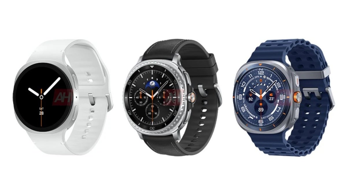 Samsung Galaxy Watch 8 Classic en diferentes colores y bandas