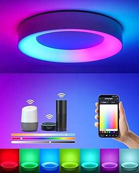Smart ceiling lights with app control