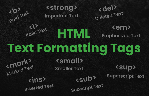 HTML Text Formatting Elements
