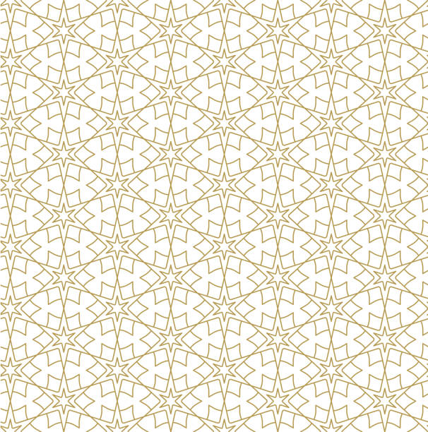 Motif doré marocain