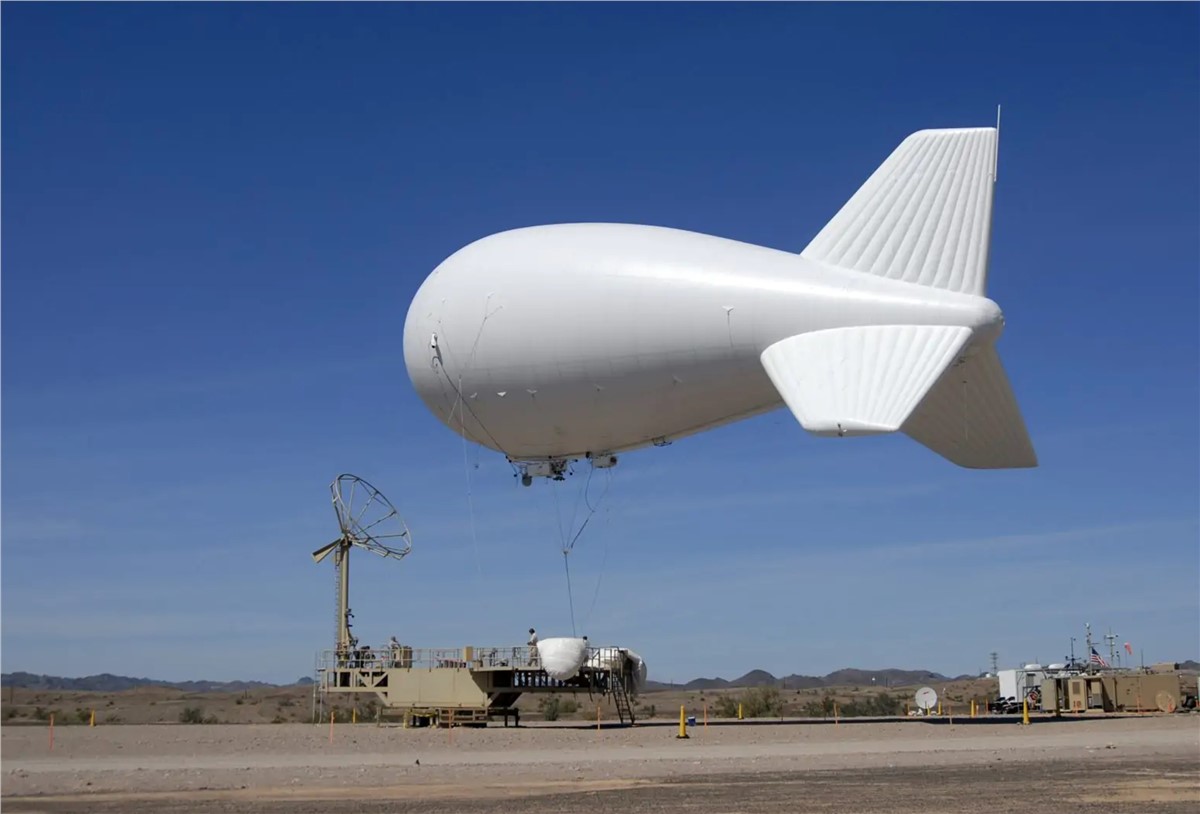 Aerostato utilizado para el sistema Kestrel