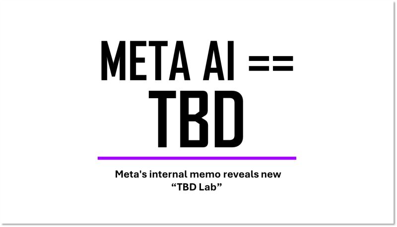 Meta AI == TBD
