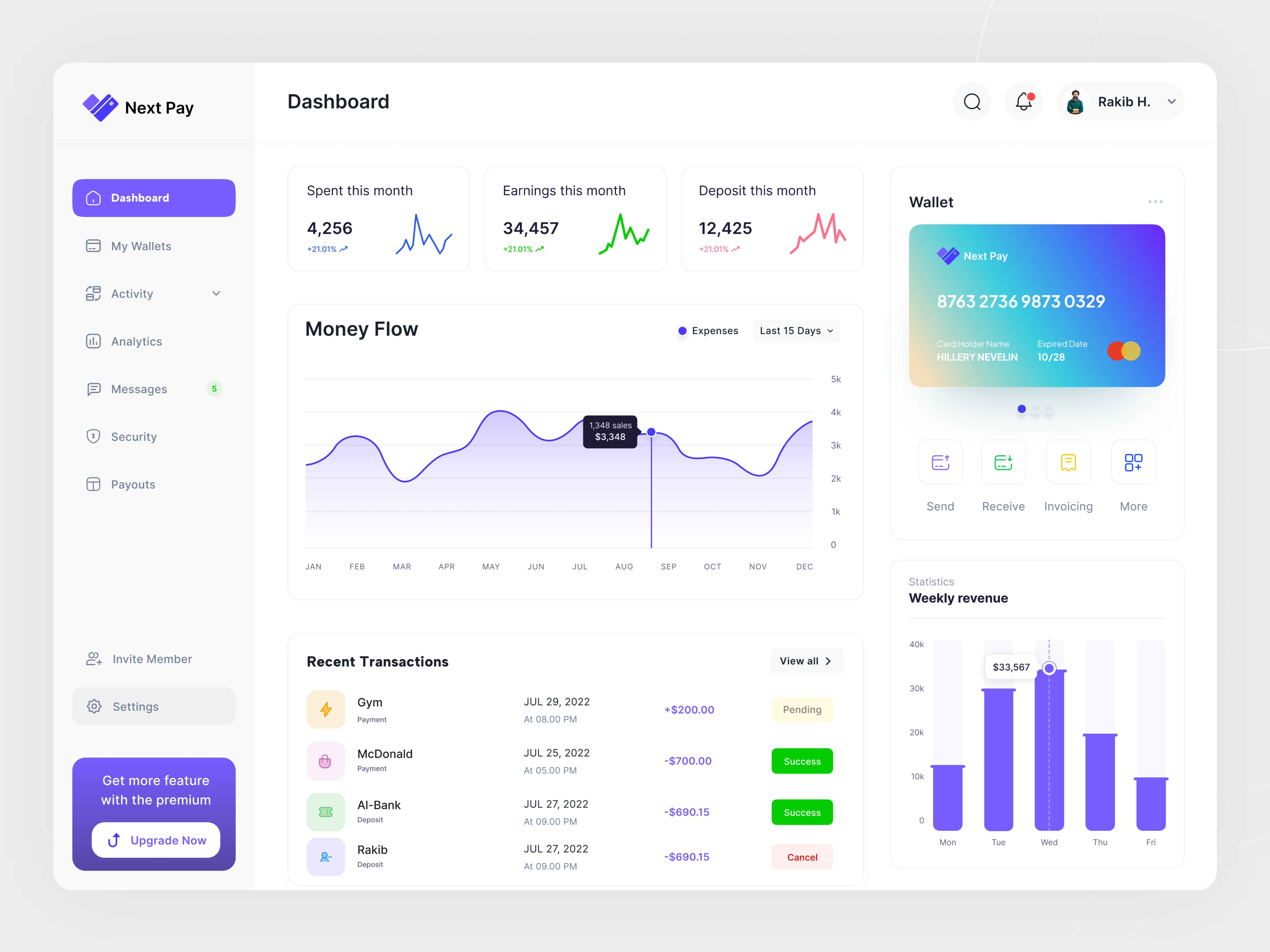 Helio Finance — Fintech · Web App