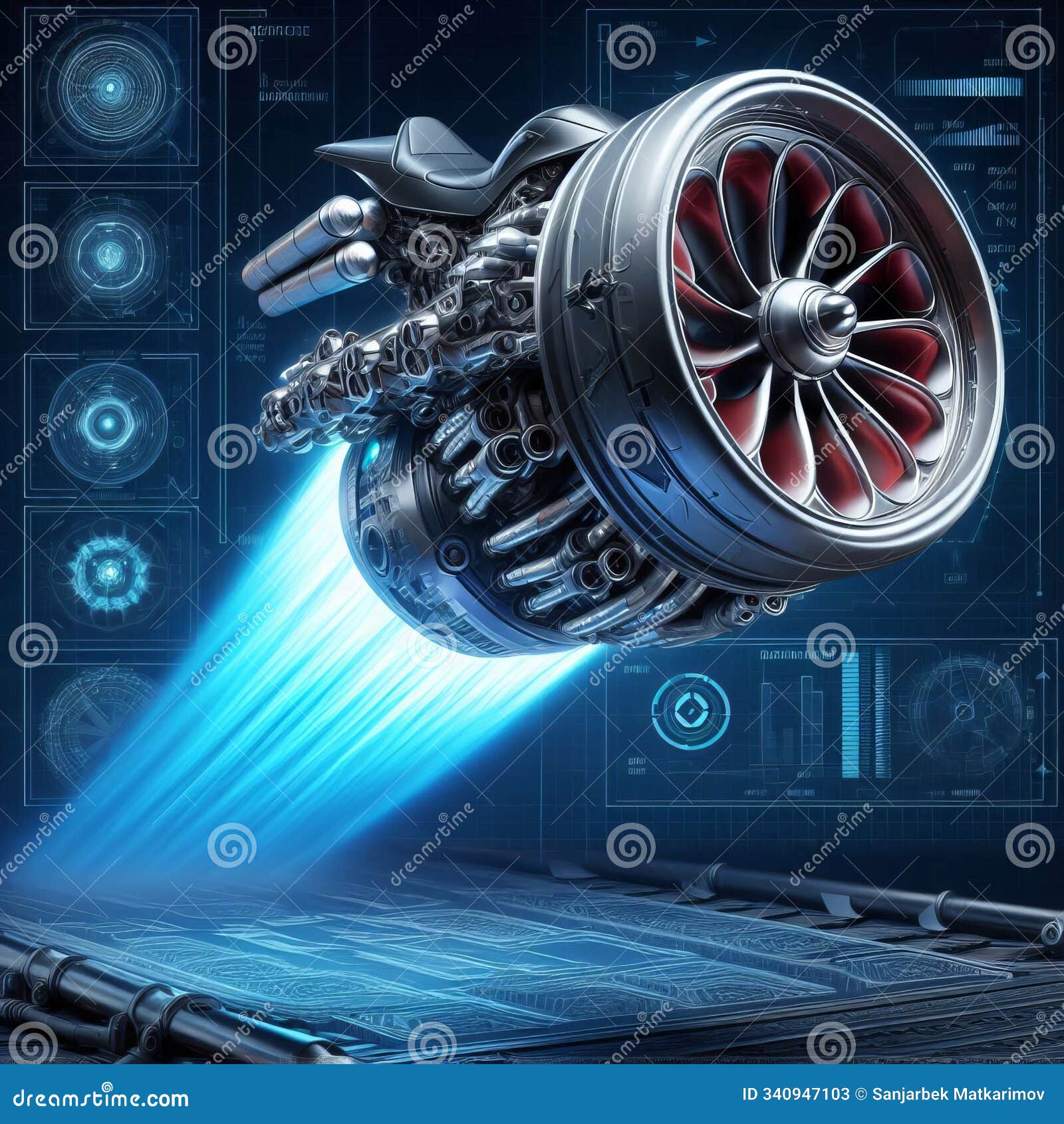 Glowing Turbine