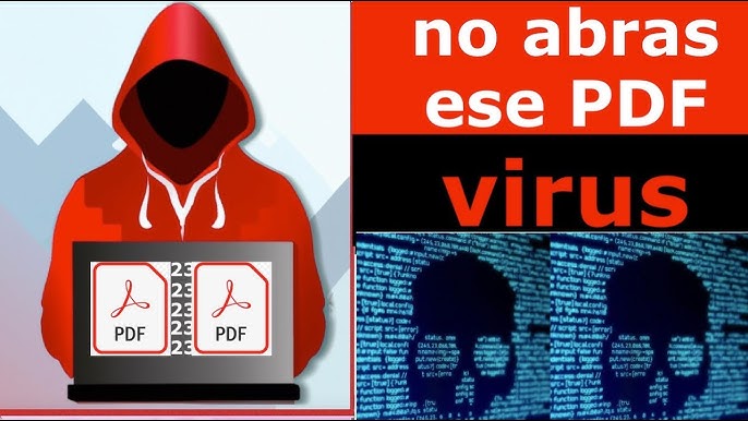 Advertencia sobre no abrir PDFs maliciosos