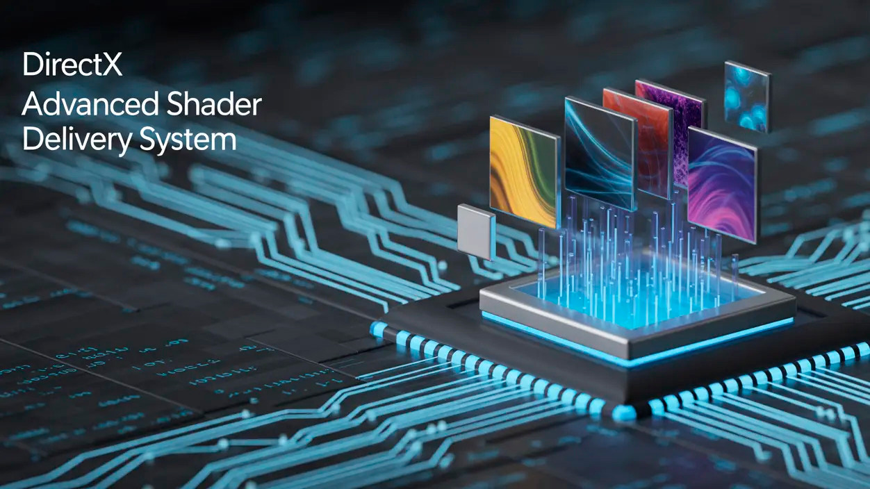 Diagrama del sistema Advanced Shader Delivery de DirectX