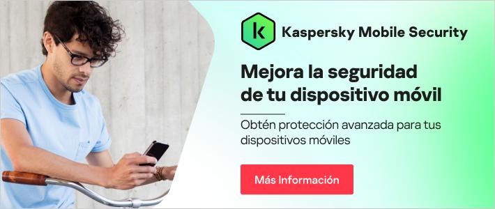 Anuncio de Kaspersky Mobile Security