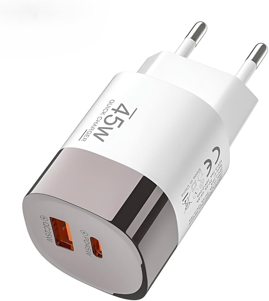 Cargador rápido 45W para móviles y portátiles - Tienda MPC Informática Camas