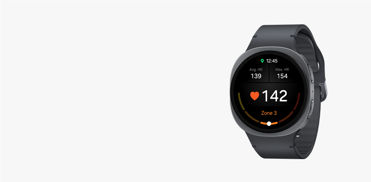 Monitor de ritmo cardíaco en el Samsung Galaxy Watch 8
