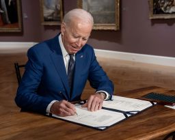 President Biden signing bill