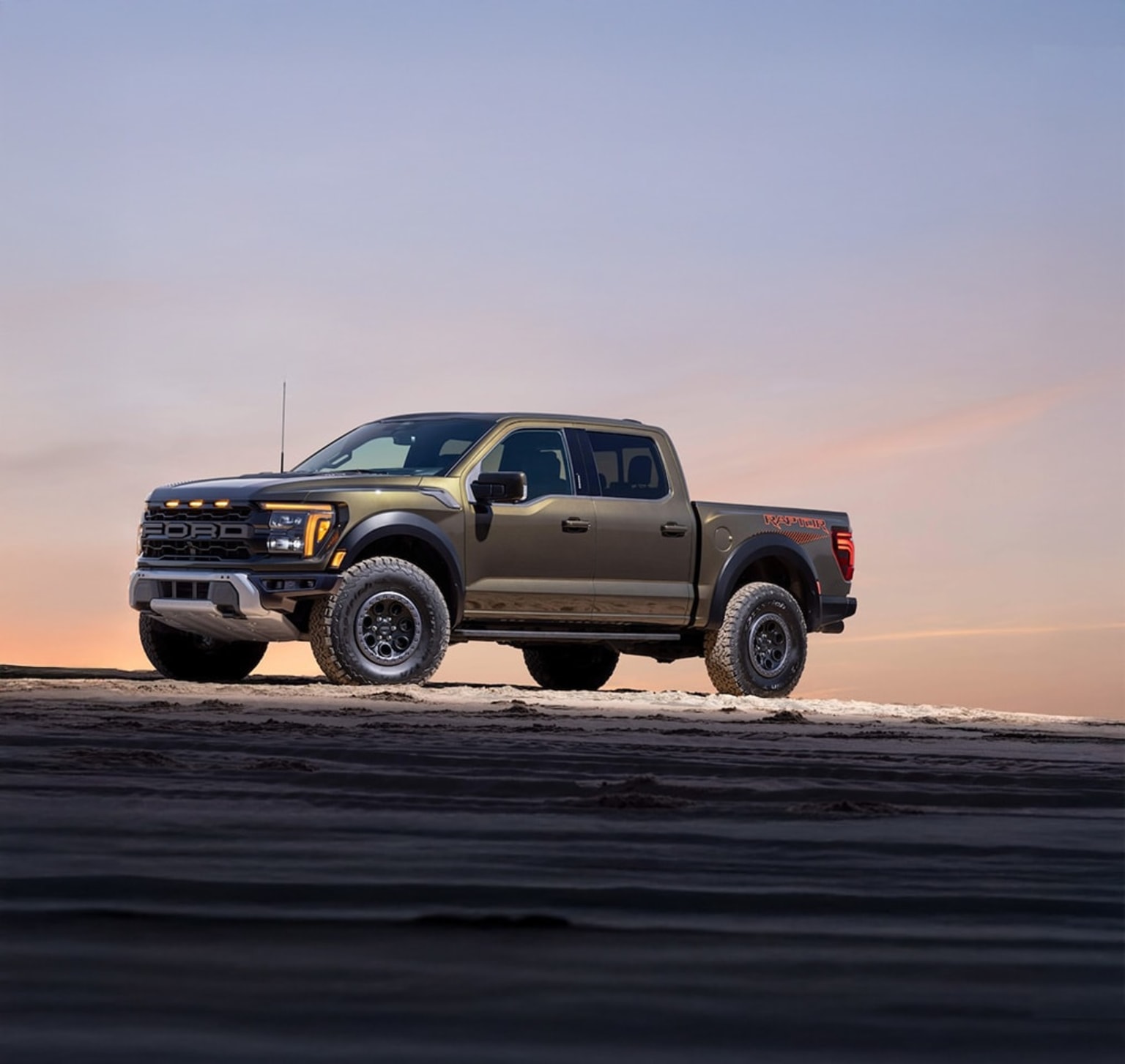 2026 Ford F-150 Raptor at sunset