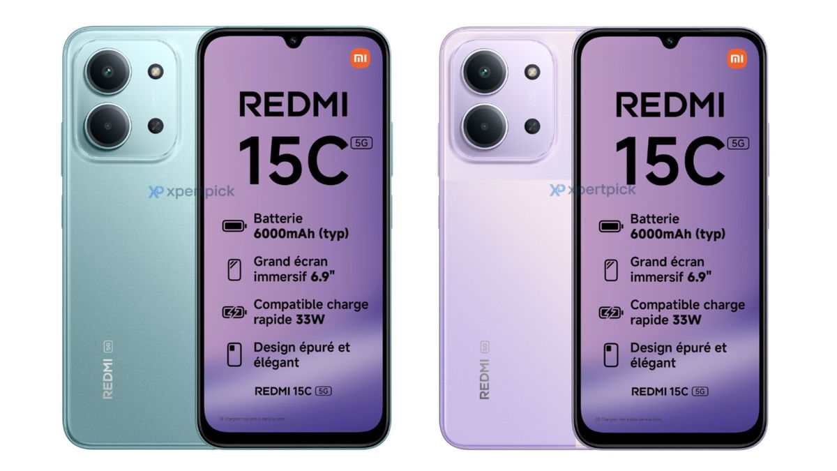 Xiaomi Redmi 15C en diferentes colores