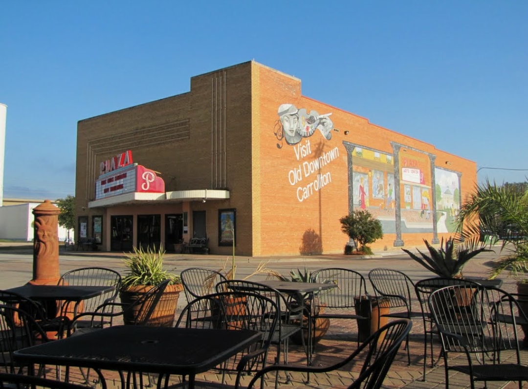 Historic downtown Carrollton, Texas